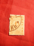 Timbru Porto 5 Stotinki orange 1893 Bulgaria , stampilat
