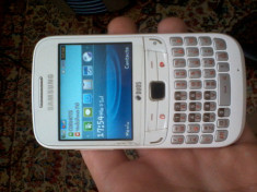 Samsung Chat 357 Duos (S3572) alb cu DEFECT la afisaj. Accept schimburi foto