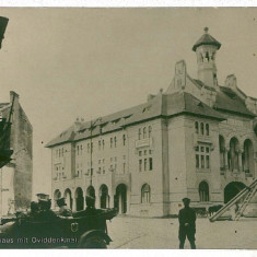 1769 - CONSTANTA, Mackensen, statue Ovidiu - old PC, real PHOTO - used - 1918