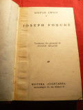 Stefan Zweig - Ioseph Fouche - Ed. Cugetarea 1934 ,trad. E.Relgis, Alta editura