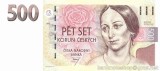 CEHIA █ bancnota █ 500 Korun █ 1995 █ P-14 █ UNC █ necirculata