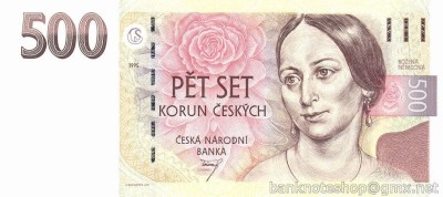 CEHIA █ bancnota █ 500 Korun █ 1995 █ P-14 █ UNC █ necirculata foto