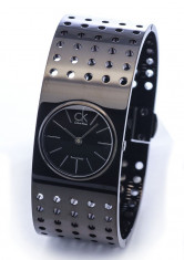 Ceas de dama Calvin Klein - CK Grid steel women, original, Swiss made, geam safir. Livrare gratis prin Fan Courier ! foto