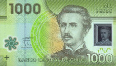 CHILE ? bancnota ? 1000 Pesos ? 2012 ? P-161c ? POLYMER ? UNC ? necirculata foto