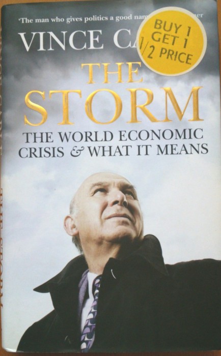 THE STORM THE WORLD ECONOMIC CRISIS AND WHAT IT MEANS - Vince Cable