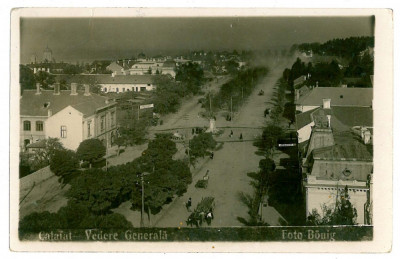 475 - CALAFAT, Dolj, Panorama - old postcard, real PHOTO - used - 1933 foto