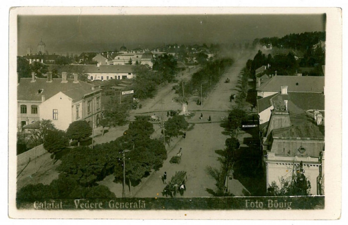 475 - CALAFAT, Dolj, Panorama - old postcard, real PHOTO - used - 1933