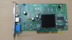 Placa video AGP racire pasiva ATI Radeon 9600 SE 128mb DVI VGA TV-out 3032plu foto