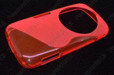 Husa roz silicon Samsung Galaxy K zoom S5 Zoom + folie protectie ecran foto