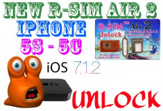 R-SIM Air 2 unlock iPhone 5S 5C iOS 7.1.2 Sprint USA foto