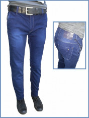 Pantaloni Blugi Cesare Paciotti albastri Slimfit Casual Model nou 2014 Editie Limitata foto