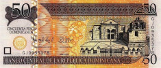 REPUBLICA DOMINICANA ? bancnota ? 50 Pesos Dominicanos ? 2012 ? P-183b ? UNC foto