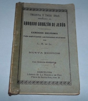 carte rugaciuni Sagrado Corazon de Jesus (Barcelona anii &amp;#039;30) foto