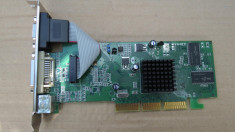 Placa video AGP racire pasiva Sapphire ATI Radeon 7000 32mb ddr VGA DVI TV-out 3037plu foto