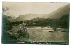 809 - TURNU ROSU, Calinesti, Sibiu - old postcard, real FOTO - unused foto