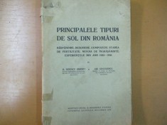 G. Ionescu Sisesti Principalele tipuri de sol din Romania Bucuresti 1929 200