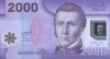 CHILE █ bancnota █ 2000 Pesos █ 2009 █ P-162a █ POLYMER █ UNC █ necirculata