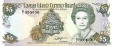 INSULELE CAYMAN █ bancnota █ 5 Dollars █ 1991 █ P-12 █ UNC █ necirculata