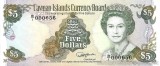 INSULELE CAYMAN █ bancnota █ 5 Dollars █ 1991 █ P-12 █ UNC █ necirculata