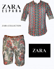 Camasa Zara + Pantaloni Scurti Eleganti Zara Summer 2014 Desing Style foto