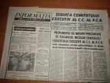 ziarul informatia bucurestiului 7 iulie 1971-sedinta comitetului executiv al PCR