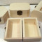 Cufere din lemn natur, accesoriu hand made, 6 bc/set, model la alegere