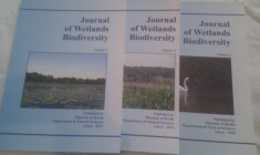 JOURNAL OF WETLANDS BIODIVERSITY VOL 1+2+3,VOL1 IN LIMBA ROMANA VOL 2+3 IN LIMBA ENGLEZA,FORMAT MARE,MUZEUL BRAILA,EDITURA ISTROS 2011 \2012 \2013