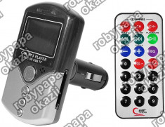 Modulator FM, cu telecomanda, slot micro SD, SD si USB 03027 foto