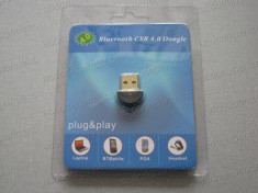 adaptor Bluetooth 4.0 MINUSCUL port USB XP VISTA 7 8 LAPTOP sau PC inlocuieste cablul de date telefon foto