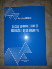 Bazele econometriei si modelarii econometrice foto