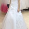 Rochie mireasa alba, in linie A