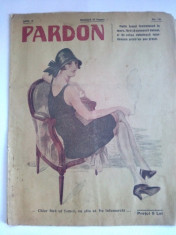 Revista interbelica de umor si pamflet PARDON Nr. 141 / 23 august 1927 foto