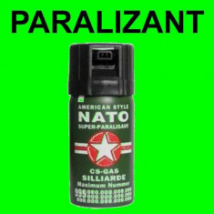 Spray paralizant NATO autoaparare cu PIPER lacrimogen foto