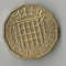 Moneda 3 pence 1964 - Marea Britanie