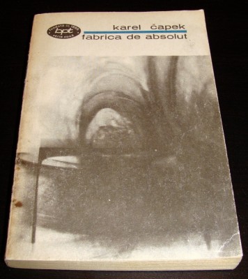 FABRICA DE ABSOLUT - Karel Capek foto