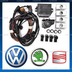 Senzori de parcare (park pilot OPS) Spate pt VW Golf 5 V, Golf 6 VI, Jetta, Eos, Scirocco, Tiguan, SKODA Octavia, Superb, Yeti, Roomster foto