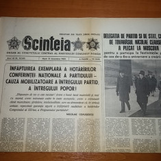 ziarul scanteia 21 decembrie 1982-ceausescu la moscova,a 60-a aniversare URSS