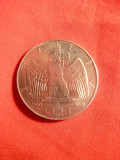 Moneda 1 Lira Italia 1940 -XVIII ,Victor Emanuel , otel , cal apr.NC -margine dintata