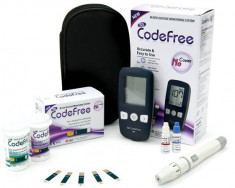 Kit glucometru SD CODE FREE + 2 cutii de teste foto