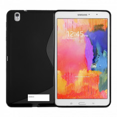 HUSA SAMSUNG GALAXY TAB PRO 8.4 T320 CULOARE NEAGRA SILICON GEL TPU superioare celor din silicon Asigura protectie impotriva zgarieturi foto