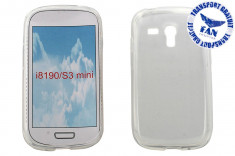 Husa Silicon Samsung Galaxy S3 Mini I8190 Transparent (Fan Courier gratuit) foto