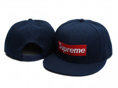 Sapca Snapback New Era Supreme Bleumarin Reglabila IN STOC Livrare Gratuita foto