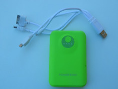 Baterie externa MicroUsb Verde Power BankTurbo Booster 8800mAh pentru (Samsung, Nokia si alte telefoane ) iphone 4, 4S, 5, 5s, si iOS 7 Cod 017 foto