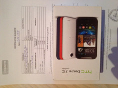 Cluj. Vand telefoane HTC Desire 310 Dual sim albe noi in cutii sigilate, garantie 23 luni Cosmote.Libere de retea. foto