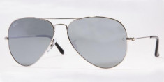 Ochelari de soare Ray Ban Aviator RB 3025 silver ORIGINALI foto