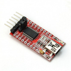 Convertor USB - UART (RS232 TTL) FT232RL 3.3V / 5V pt Arduino Pro Mini foto