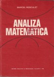 Prof. ing. dr. doc. M. ROSCULET - ANALIZA MATEMATICA { editia IV - 1984, 687 p. }, Alta editura