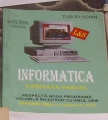 Tudor Sorin - Informatica - varianta pascal cls a IX-a foto