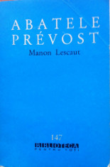 MANON LESCAUT - Abatele Prevost foto