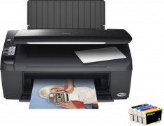 Multifunctionala Epson Stylus DX 4450 cu cartuse noi+sistem CISS nou in cutie(nemontat foto